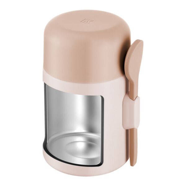 ZWILLING Thermo Plus Speisebehälter, 600 ml Edelstahl Pink