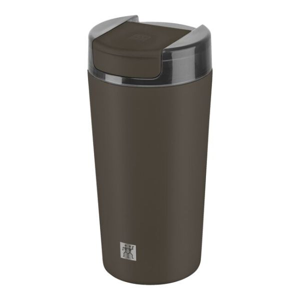 ZWILLING Thermo Plus Isolierbecher Thermobecher, 480 ml Edelstahl Chocolate