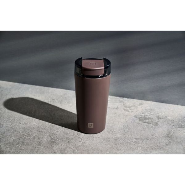 ZWILLING Thermo Plus Isolierbecher Thermobecher, 480 ml Edelstahl Chocolate