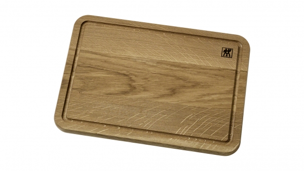 Zwilling Schneidbrett Küchenbrett Schneidebrett Holzbrett Eiche 35 x 25 x 2 cm