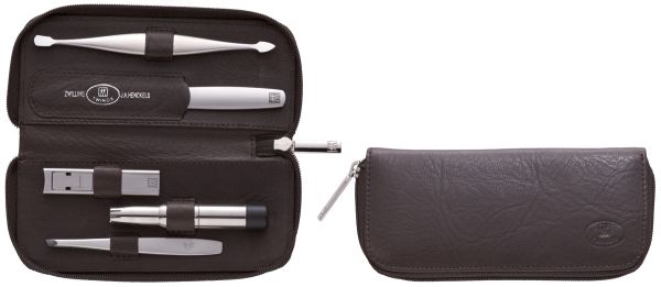 Zwilling TWINOX® Manicure Sets Reißverschluss-Etui Manicure Etui Nagelpflegeset 5-tlg., braun