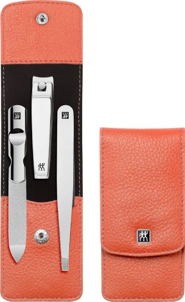 ZWILLING ZWILLING Maniküre Pediküre Set 3tlg. mit Nagelknipser,Coral, Promoset