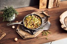 BALLARINI Salina Bratpfanne aus Aluminium, 28 cm, Antihaftbeschichtung, für alle Herdarten, Grau