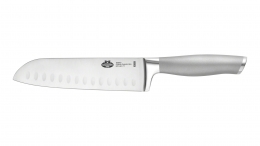 BALLARINI Tanaro Santokumesser 18cm mit Kullenschliff Küchenmesser Messer