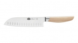 BALLARINI Tevere Santokumesser 18cm mit Kullenschliff Küchenmesser Messer