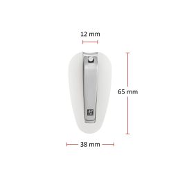 ZWILLING Nagelknipser 65mm, Edelstahl weißem Nagelfang