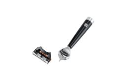 ZWILLING Rasierer mit Edelharz-Griff, Schwarz Klingen auswechselbar