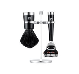 ZWILLING Dreiteiliges Rasier-Set verchromten Halter Rasierer mit Gillette