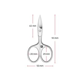 Zwilling Nagelschere, Edelstahl mattiert