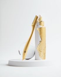 Zwilling Premium Gesichtshaar-Rasierer in Gold mit auswechselbaren Edelstahl-Klingen