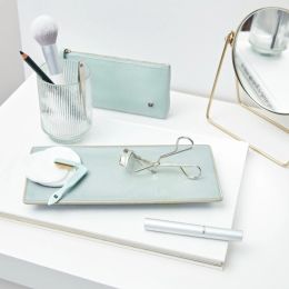 Zwilling Wimpernzange,Zange Silber Inklusive 3 Ersatzpads. mintfarbenen Silikonpads