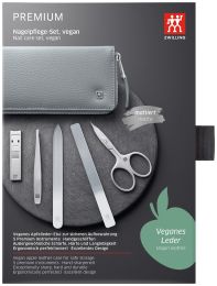 Zwilling Professionelle Premium Maniküre Set 5 tlg. vegan, grau
