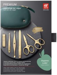 Zwilling Premium Maniküre Set 6 tlg. vegan, grün Rostfreier Edelstahl