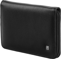 Zwilling Schwarzes Leder-Etui mit Reißverschluss 8-tlg. aus hochwertigem Leder