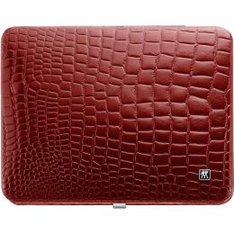 Zwilling Maniküre Pediküre Set 10tlg. mit Nagelknipser, Leder, rot