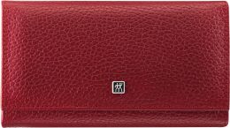 ZWILLING Maniküre und Pediküre Set Classic INOX Reise Etui Set Nagelpflege Leder 7-teilig Rot