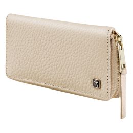 Zwilling Maniküre Pediküre Set 3tlg. mit Kombi-Nagelschere, Leder, beige