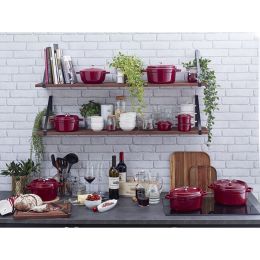 Staub La Cocotte Töpfe und Pfannen Cocotte, 26 cm | Bordeaux | rund | Gusseisen