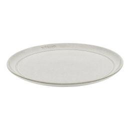 Staub Dining Line Teller flach 26 cm, Keramik, Weisser Trüffel Emaillebeschichtung