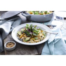 Staub Dining Line Essgeschirr Teller, 22 cm | Weisser Trüffel | Keramik