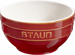 Staub Keramik 6er Set Müslischale Dessertschüssel Rührschüssel, rund Kupferrot 12 cm