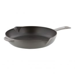 Staub Pans Bratpfanne mit Ausgießnase 26 cm, Gusseisen, Graphit-Grau