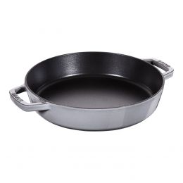 Staub Pans Bratpfanne 26 cm, Gusseisen, Graphit-Grau