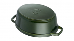 Staub Cocotte La Cocotte 31 cm 12 1/4 " Bräter Basilikumgrün