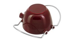 Staub Teekessel Teekanne Gusseisen rund Grenadine-Rot 21cm fasst 1,15L