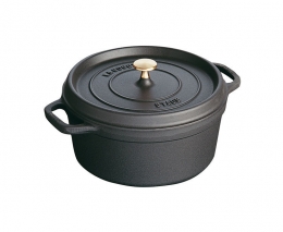 Staub Cocotte Bräter 14 cm schwarz rund