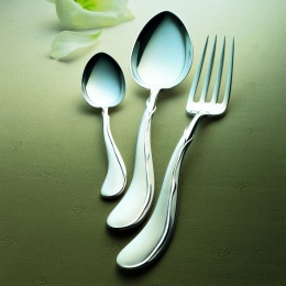 Wilkens Silberbesteck Set 30-teilig Tulipan in 925 Sterlingsilber Besteck