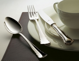 Wilkens 30-tlg. Menübesteck 925 Sterlingsilber Chippendale für 6 Personen