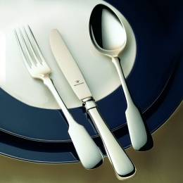 Wilkens Menügabel Gabel Spaten in 925 Sterlingsilber