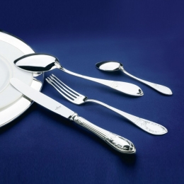 Wilkens Silberbesteck Set 30-teilig Straßburger Empire in 925 Sterlingsilber