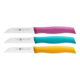 ZWILLING  Küchenmesser  TWIN Grip Messerset 3-tlg, Gemischte Farben  korrosionsbeständig