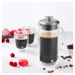 ZWILLING Sorrento Plus Kaffeezubereiter 750 ml, Borosilikatglas Kaffee länger warm