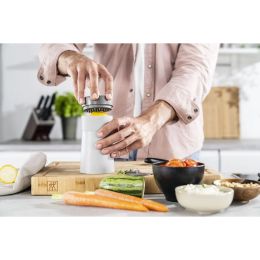 ZWILLING Z-Cut Spiralschneider Grau Multifunktionaler 4-in-1 Edelstahlklingen