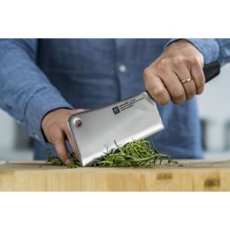 ZWILLING All * Star Hackmesser 15 cm, Silber Kochmesser Küchenmesser 15 cm, Silber