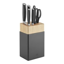 ZWILLING All * Star Messerblockset 7-tlg, Küchenmesser Kochmesser Schwarz