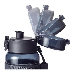 ZWILLING Bottle Trinkgläser Trinkflasche, 680 ml Tritan Schwarz