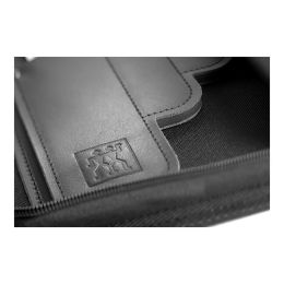 ZWILLING **** VIER STERNE Messer Reiseset, 7-tlg Schwarz Buchenholzbrett