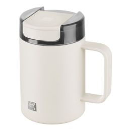 ZWILLING Thermo plus Isolierbecher Thermobecher, 380 ml Edelstahl Cream