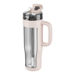 ZWILLING Thermo plus Isolierbecher Thermobecher mit Strohhalm, 900 ml Edelstahl Chocolate