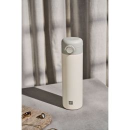 ZWILLING Thermo Plus Thermoflasche, 500 ml Edelstahl Cream