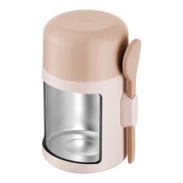 ZWILLING Thermo Plus Speisebehälter, 600 ml Edelstahl Pink