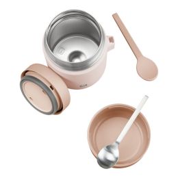 ZWILLING Thermo Plus Speisebehälter, 600 ml Edelstahl Pink
