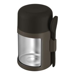ZWILLING Thermo Plus Speisebehälter, 600 ml Edelstahl Chocolate