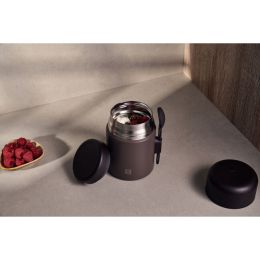 ZWILLING Thermo Plus Speisebehälter, 600 ml Edelstahl Chocolate