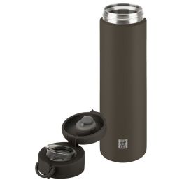 ZWILLING Thermo Plus Thermoflasche, 500 ml Edelstahl Chocolate