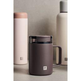 ZWILLING Thermo plus Thermobecher, 380 ml Edelstahl Chocolate